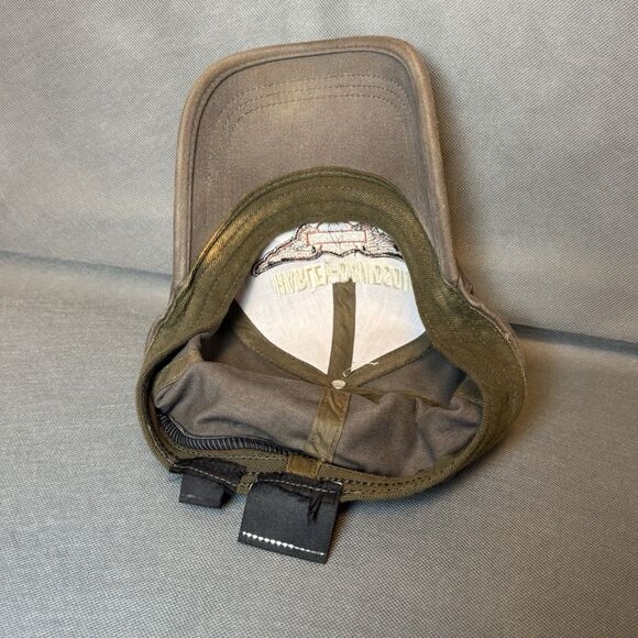 Harley Davidson Motorcycles Embroidered Hat Cap Gray One Size Fits Most L/XL - Picture 2 of 10